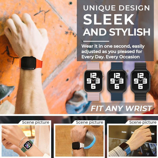 Bracelet magnétique en silicone pour Apple Watch-4