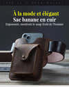 Sac De Ceinture En Cuir Véritable Pour Téléphone Portable - Multifonction (portefeuille, Clés) - Taille ~17 Cm - 11
