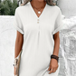 🍃Robe monochrome à col en V pour femmes🌷