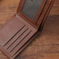Portefeuille classique fin et portable pour homme