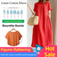2023 venta caliente-Vestido de Lino y Algodón Estilo Japonés